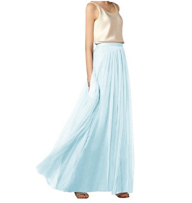 Women Maxi Long Skirt - ROUTINE FASHION